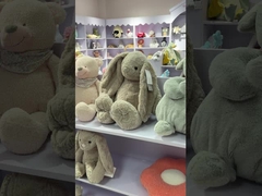 Plush Toddler Shoes Comfortable Safe Baby Infant Toe Rabbit Head Shoes