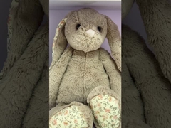 Comfortable Plush Baby Shoes 9cm Infant Baby Warm White Rabbit Shoes